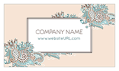 Floral Paisley - business-cards Maker