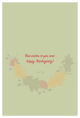 Leaves of fall - invitation-cards Maker