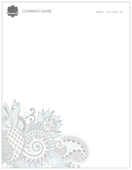 Floral Paisley - letterhead Maker