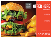 Burger & Fries - postcards Maker