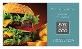 Burger & Fries - ultra-business-cards Maker
