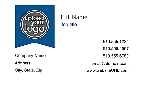 Ribbon front - Business Cards Maker