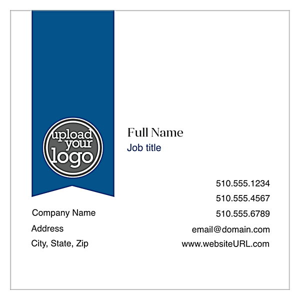 Ribbon front - Business Cards Maker