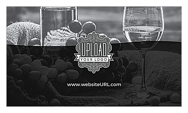 Swirl the Wine back - Business Cards Maker