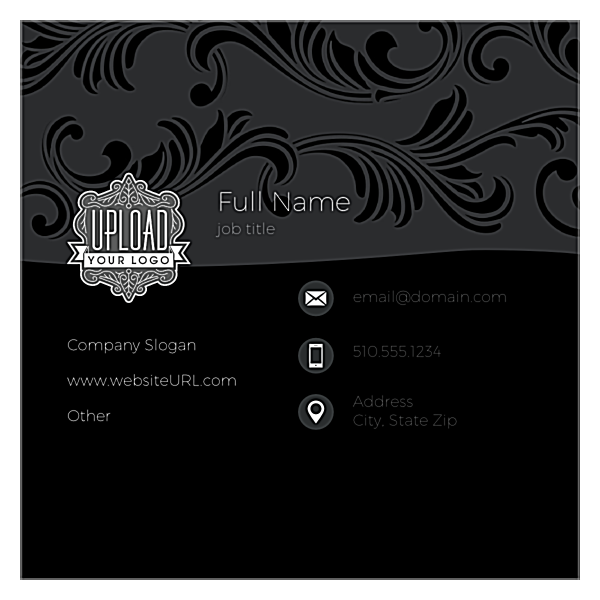 Swirl the Wine front - Business Cards Maker