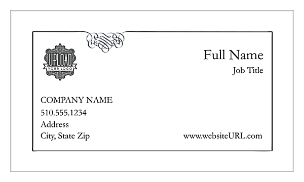 Polished Correspondence front - Business Cards Maker