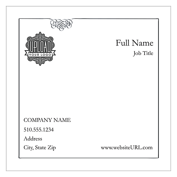 Polished Correspondence front - Business Cards Maker