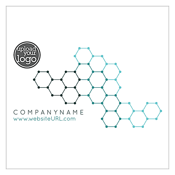 Molecule Strand front - Business Cards Maker