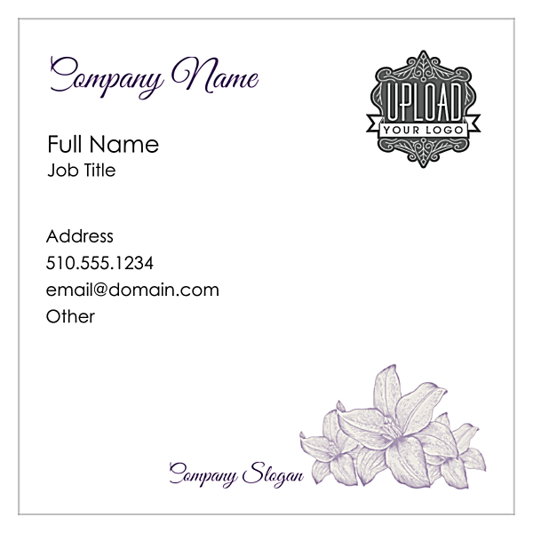 Flowers front - Business Cards Maker