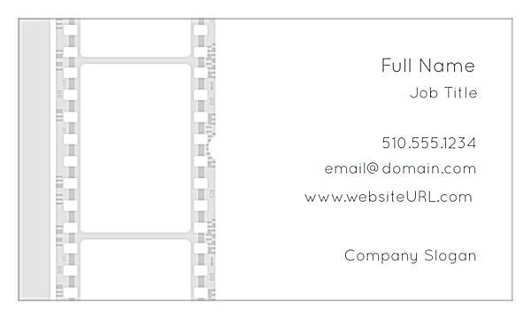 Film back - Business Cards Maker