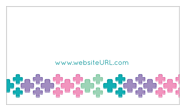 Colorful Health back - Business Cards Maker