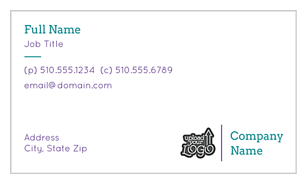 Colorful Health front - Business Cards Maker