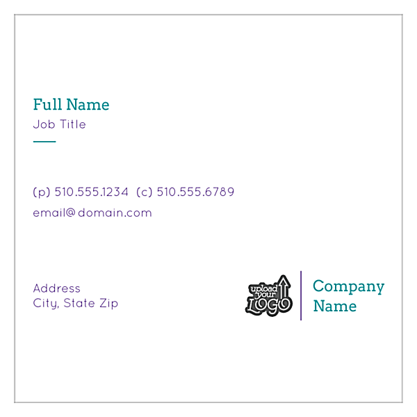 Colorful Health front - Business Cards Maker