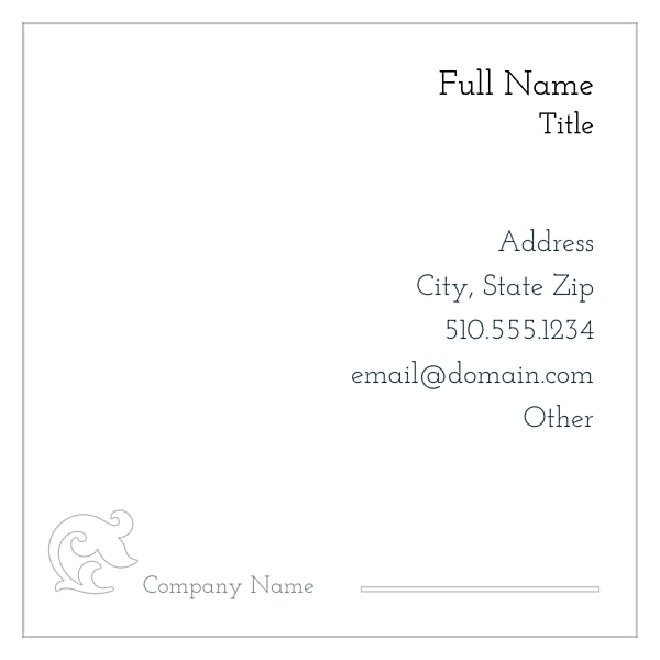 Crest shape front - Business Cards Maker