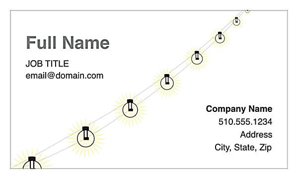 Light Your Smile front - Business Cards Maker