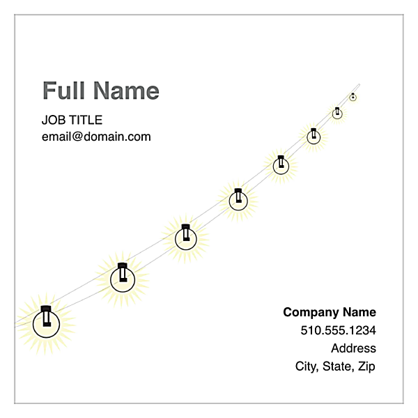 Light Your Smile front - Business Cards Maker