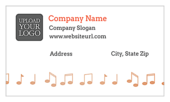 Music Notes - business-cards Maker