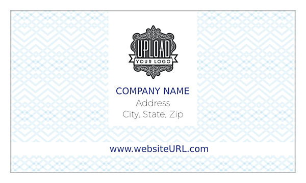 Diamond pattern back - Business Cards Maker