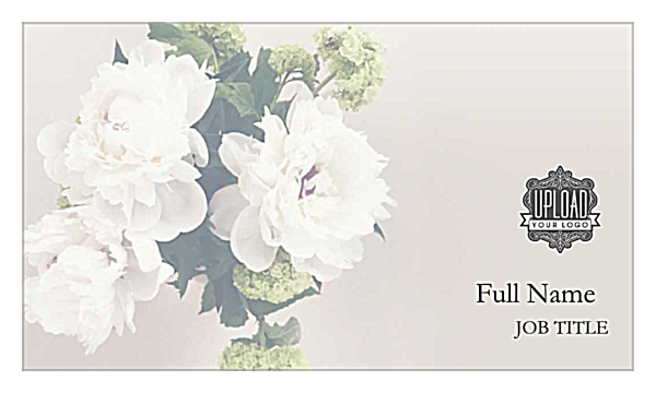 Hydrangea Elegance front - Business Cards Maker