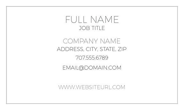 Center One front - Business Cards Maker