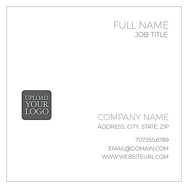 Right Align One front - Business Cards Maker