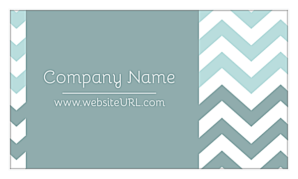 Crooked Stripes front - Business Cards Maker
