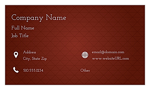 Triangle Grid front - Business Cards Maker