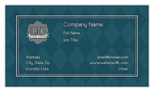 Gray Argyle - business-cards Maker