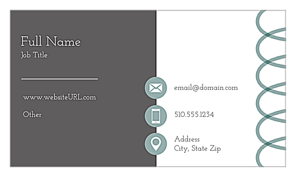 virtual business card template