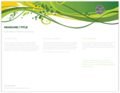 Green Floral Flow - brochures Maker