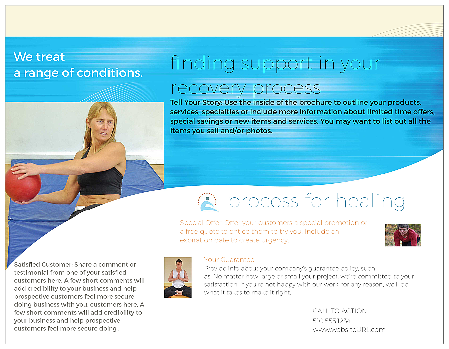 Physical Therapy back - Brochures Maker