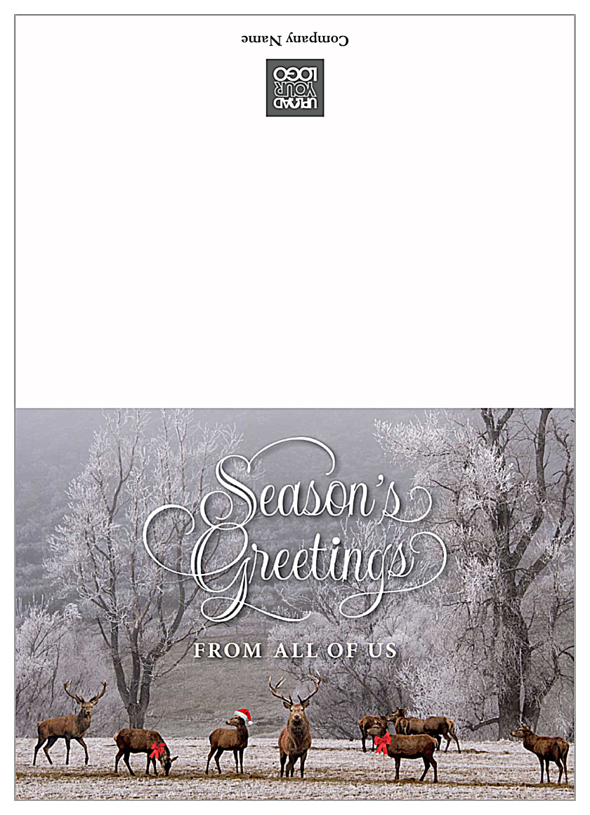 Season's Greeting front - Greeting Cards Maker
