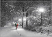 Snowy Merry Christmas - greeting-cards Maker