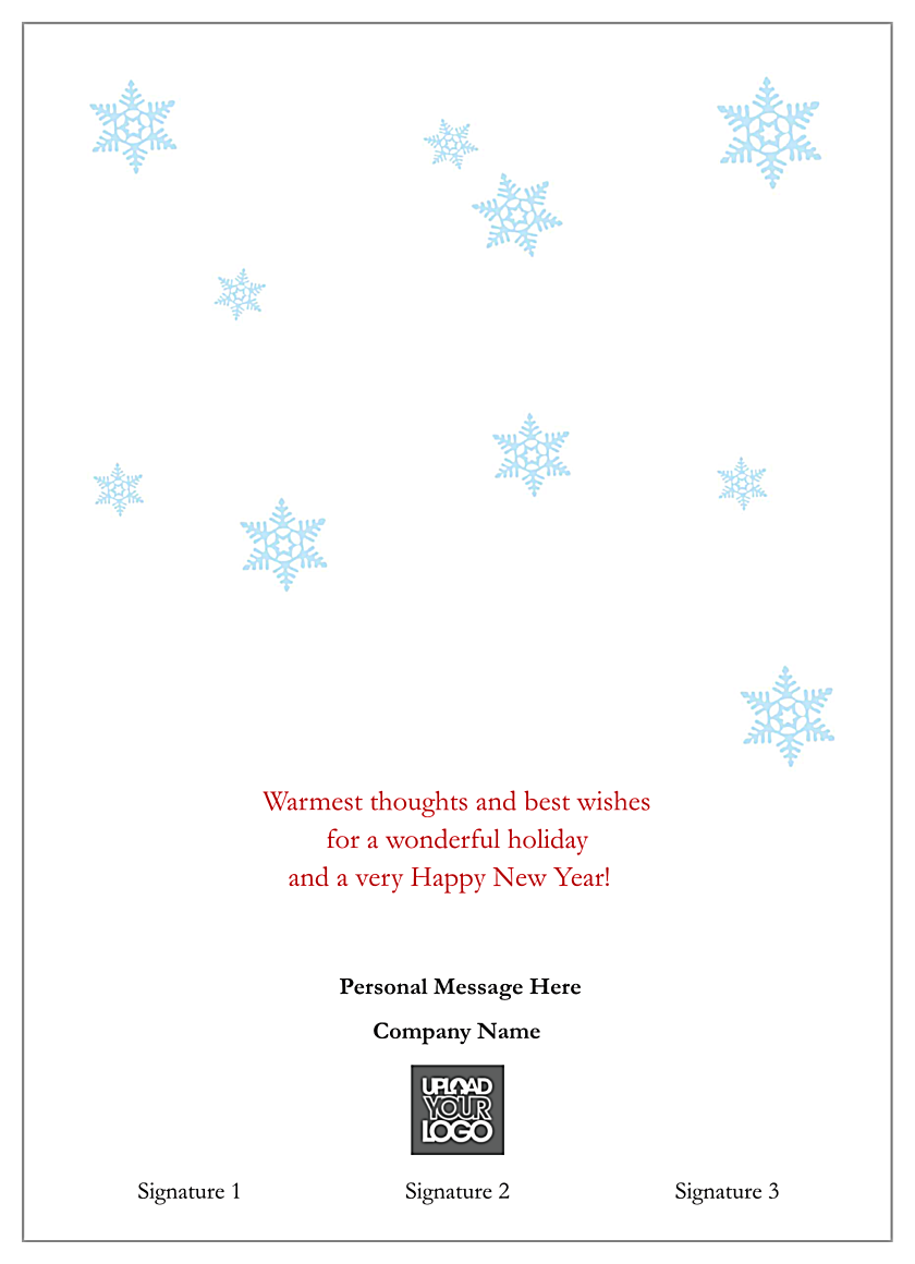 Seasons Greeting Bridge back - Greeting Cards Maker