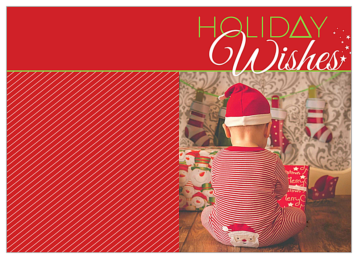 Wishing for Santa front - Greeting Cards Maker