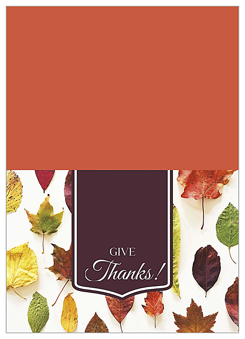 Autumn Leaves front - Greeting Cards Maker