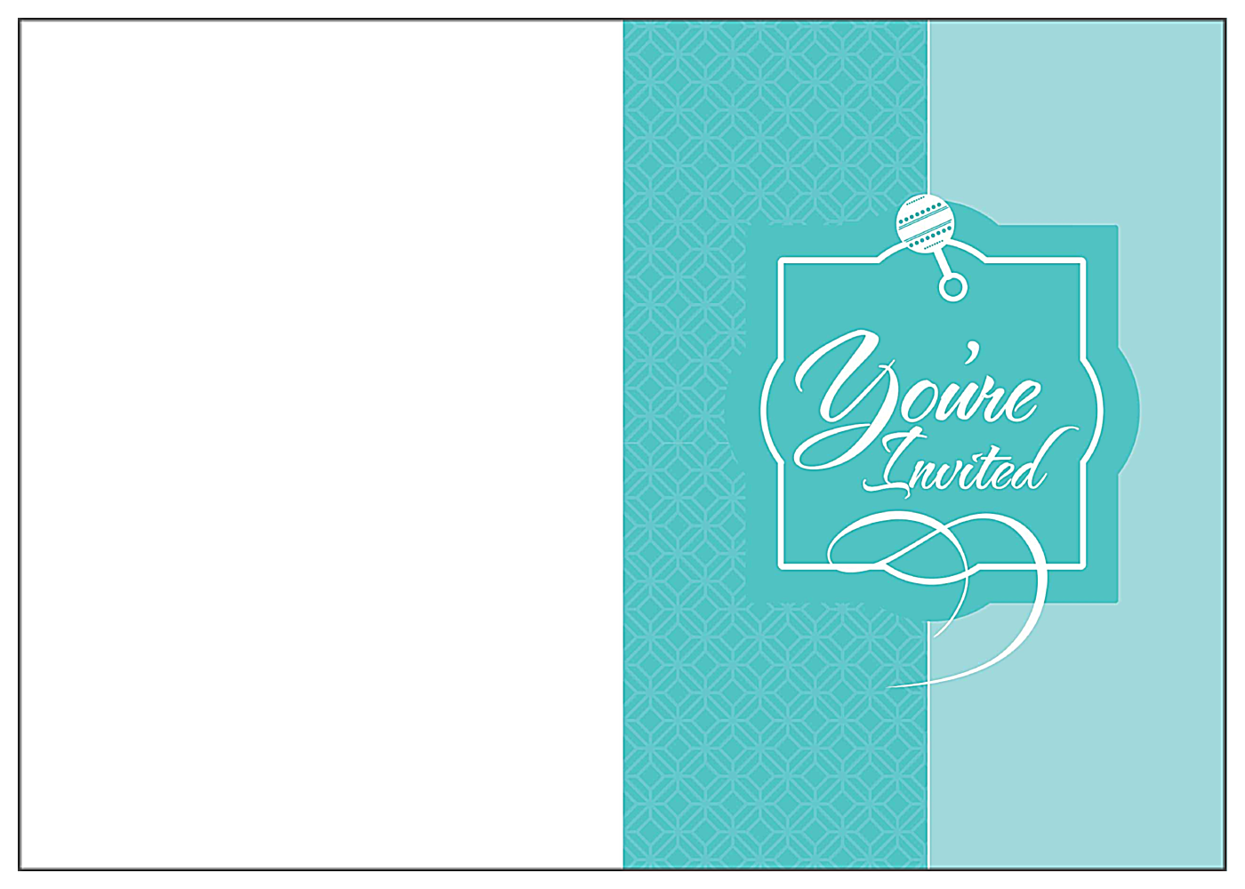 Baby Rattle front - Greeting Cards Maker