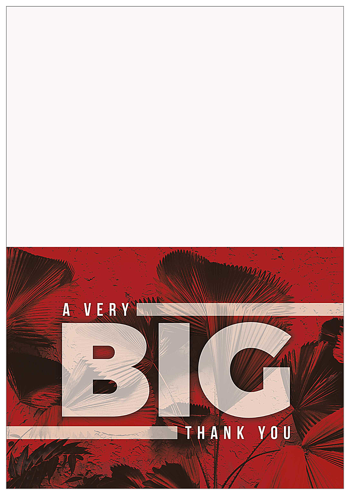 Big Thanks front - Greeting Cards Maker