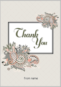 Paisley Thanks - greeting-cards Maker