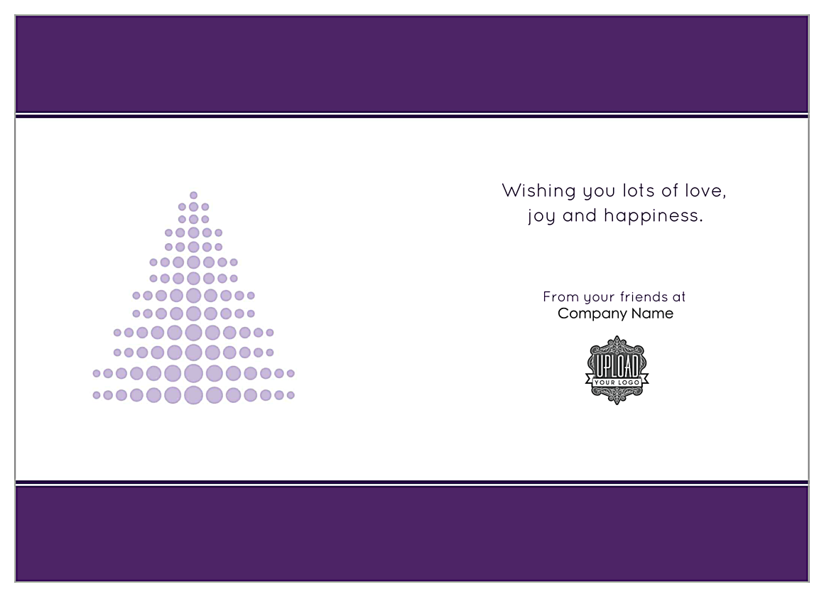 Merry Ornament back - Greeting Cards Maker