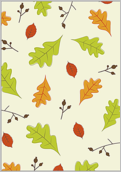 Leaves of fall - greeting-cards Maker