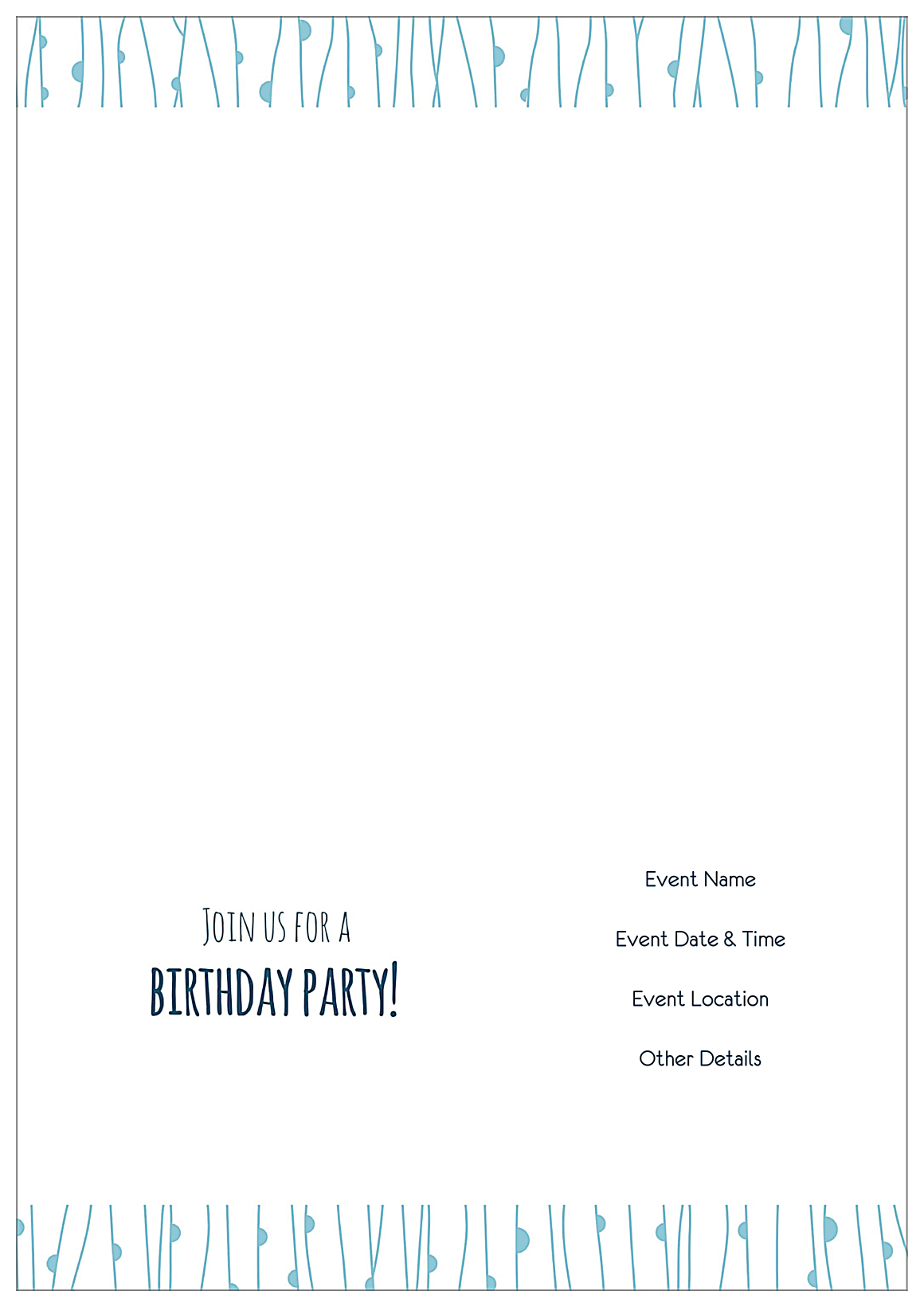 Birthday Owl back - Greeting Cards Maker