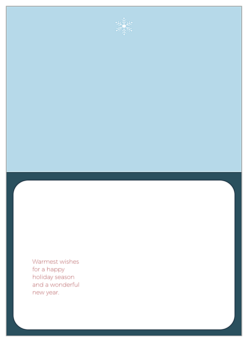 Christmas Panel back - Greeting Cards Maker