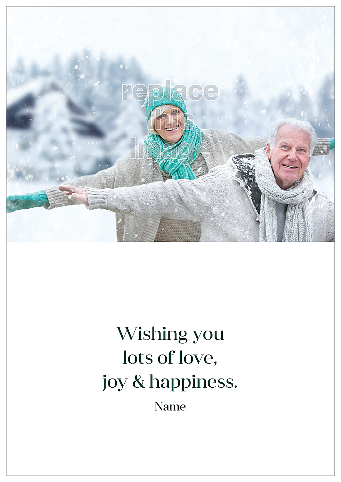 Ornament Tree back - Greeting Cards Maker