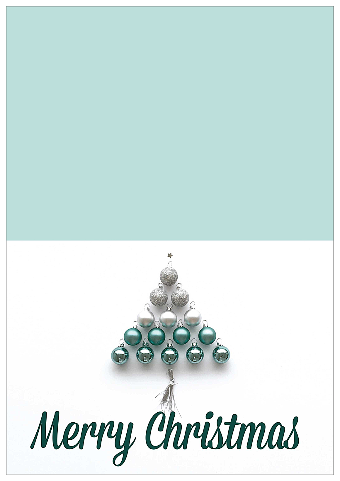 Ornament Tree front - Greeting Cards Maker