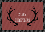 Scary Antlers - greeting-cards Maker