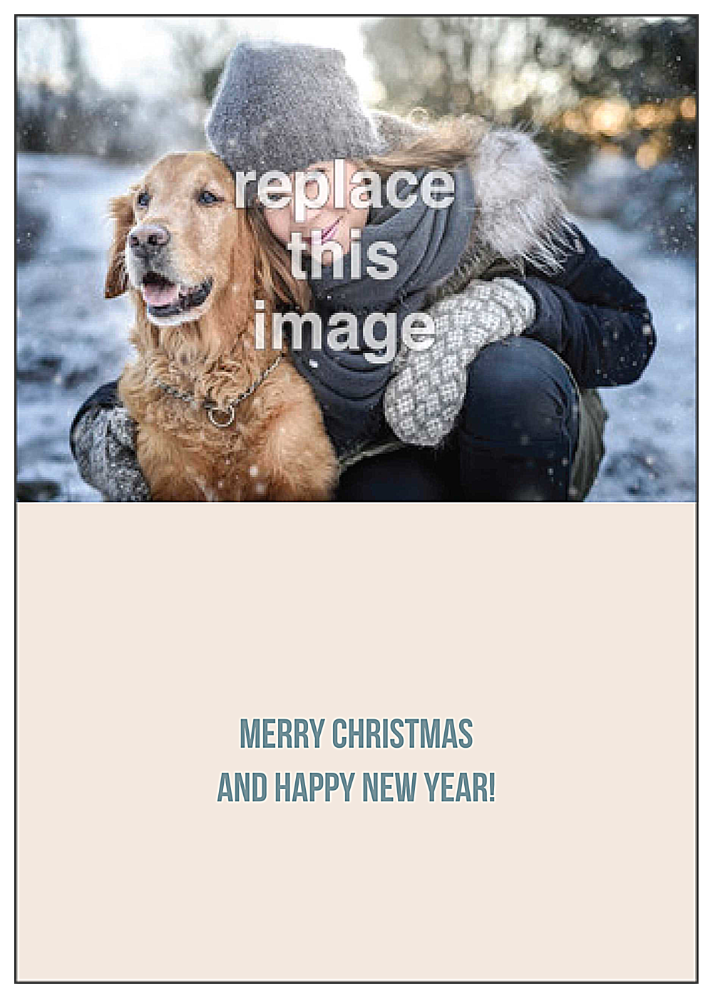 Kaleidosnow back - Greeting Cards Maker