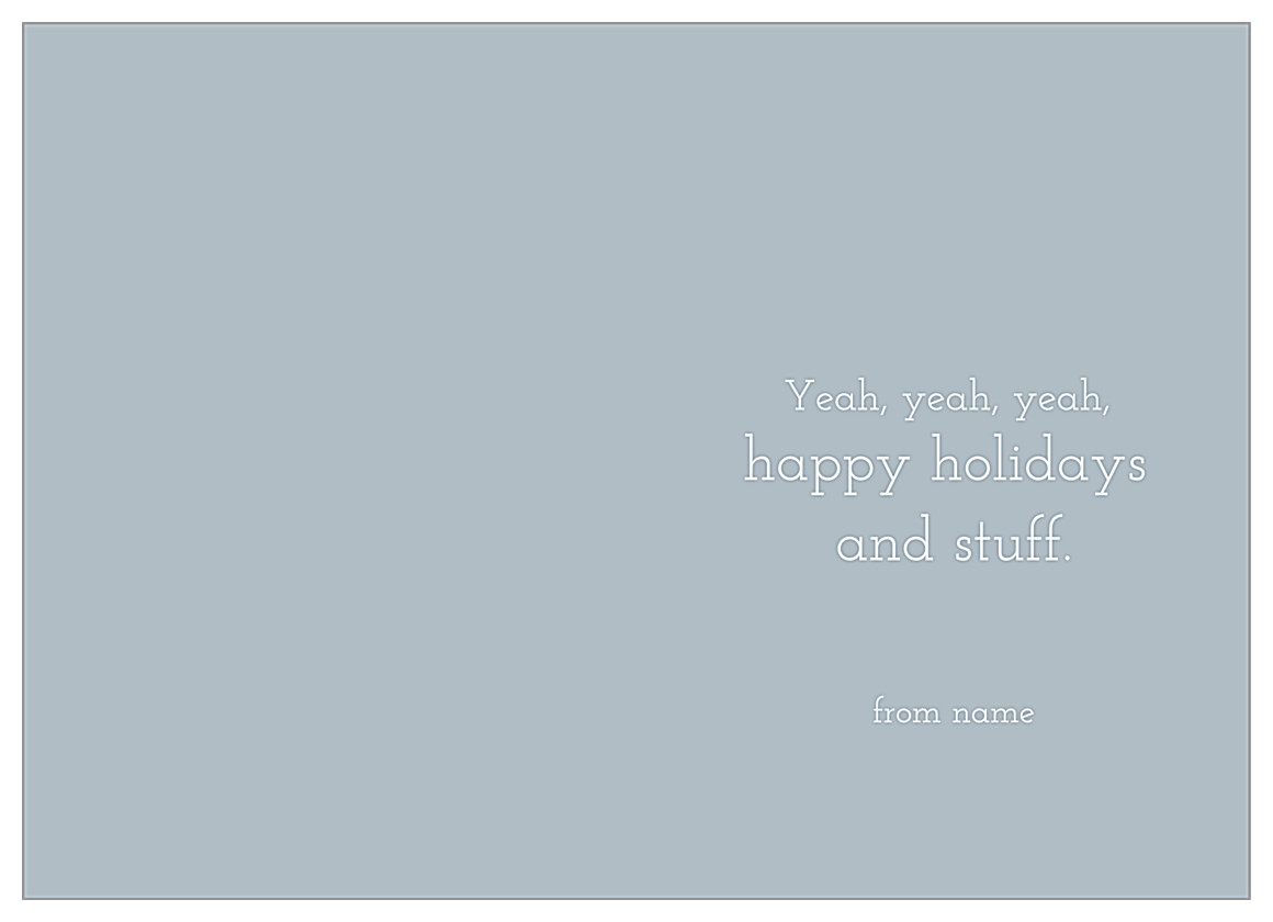 Tree or Whatever back - Greeting Cards Maker