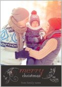 Swirly Christmas - greeting-cards Maker