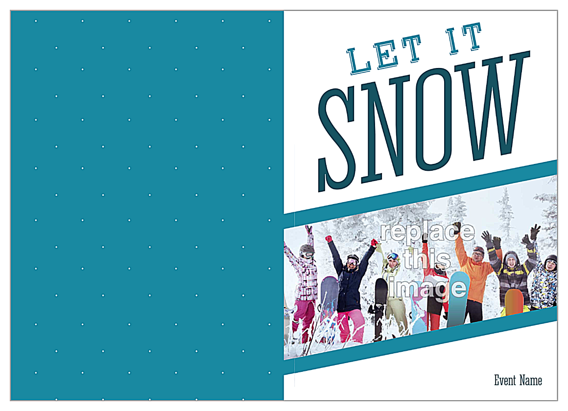 Snowy Funtime front - Greeting Cards Maker